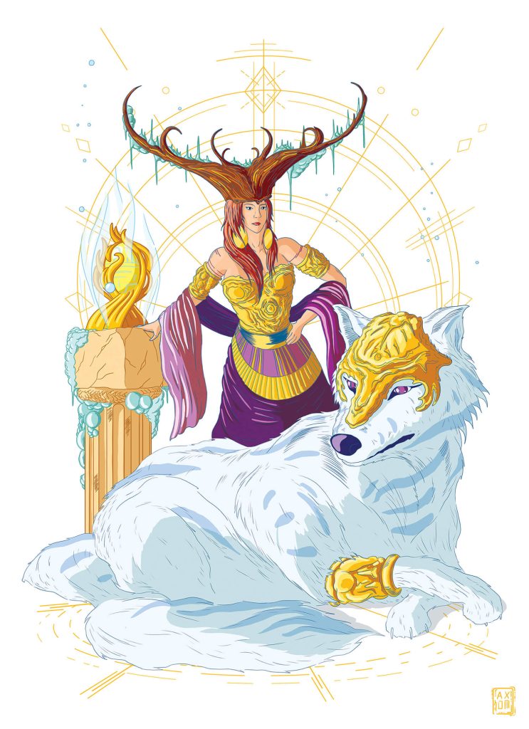 illustration-femme-loup-axomgraphics